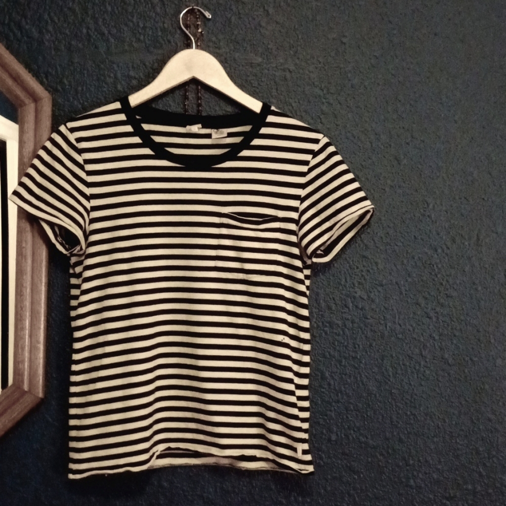 Levi's Women's Striped Punk Pocket-T